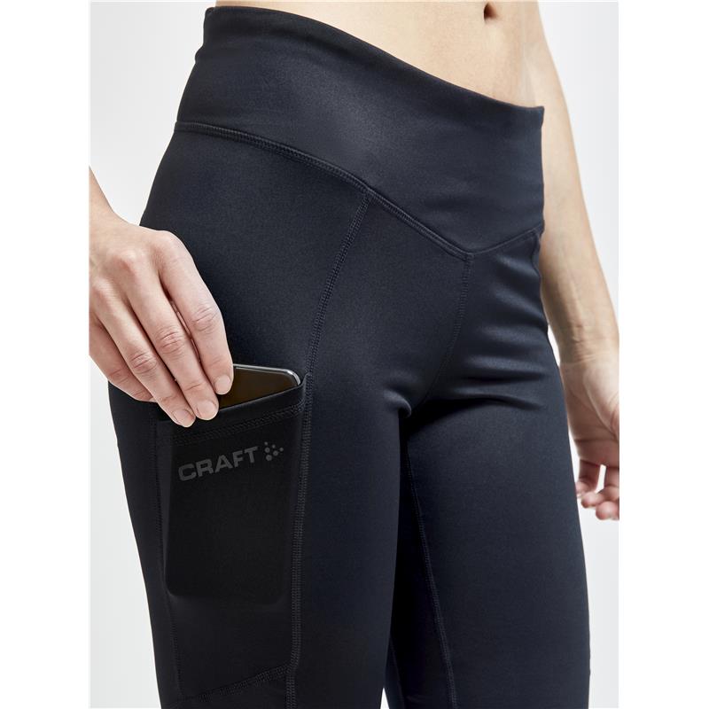 craft ženske pajkice 3/4 adv essence capri   black