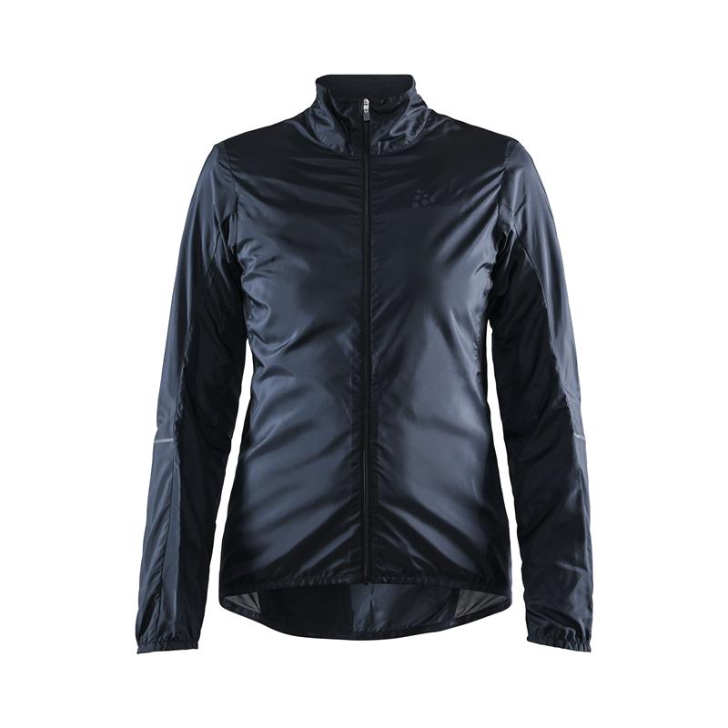 craft ženska kolesarska jakna vetrovka essence light wind jacket  black