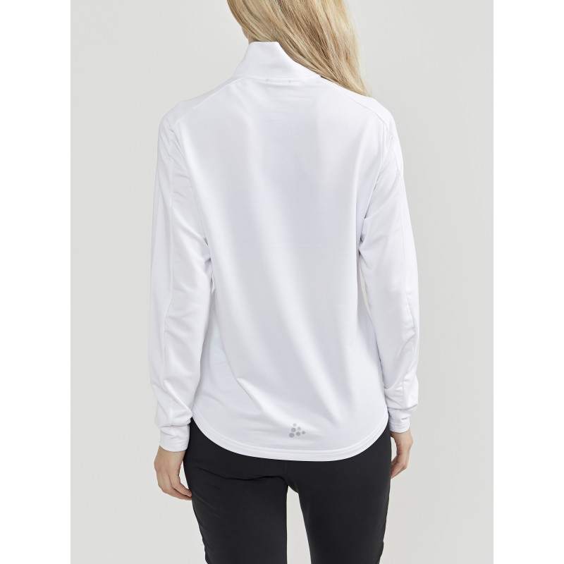 craft ženski športni puli CORE GAIN MIDLAYER WHITE