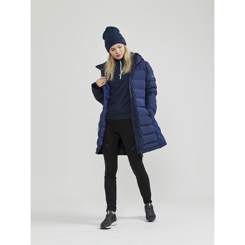 CRAFT ŽENSKI PULI CORE GAIN MIDLAYER TEMNO MODRA BLAZE