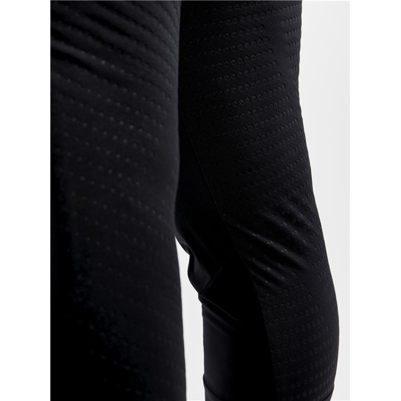 craft moške tekaške pajkice pro velocity wind  tights black/black - dres za tek na smučeh