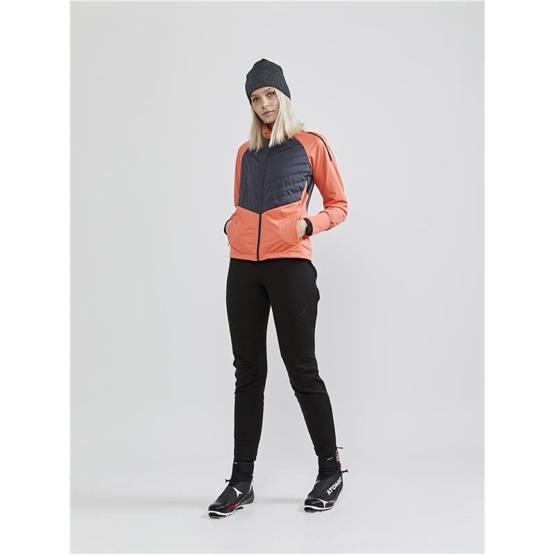 craft ženske tekaške hlače glide tights black