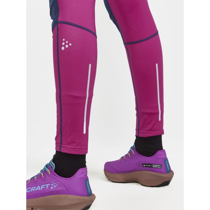 Craft ženske dolge zimske pajkice ADV ESSENCE WIND TIGHTS TIDE-ROXO