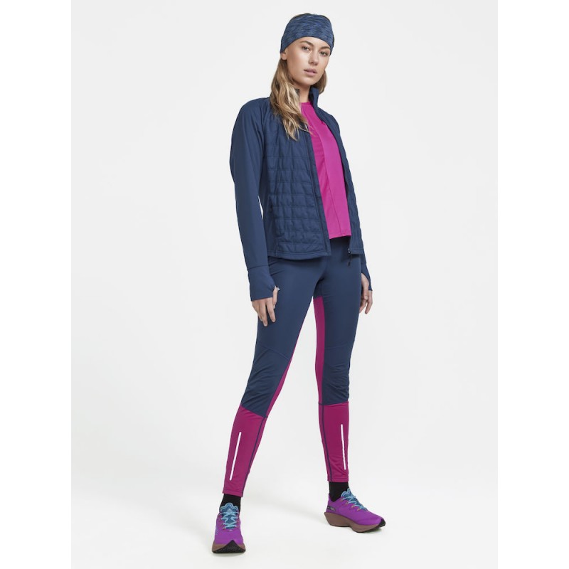 Craft ženske dolge zimske pajkice ADV ESSENCE WIND TIGHTS TIDE-ROXO