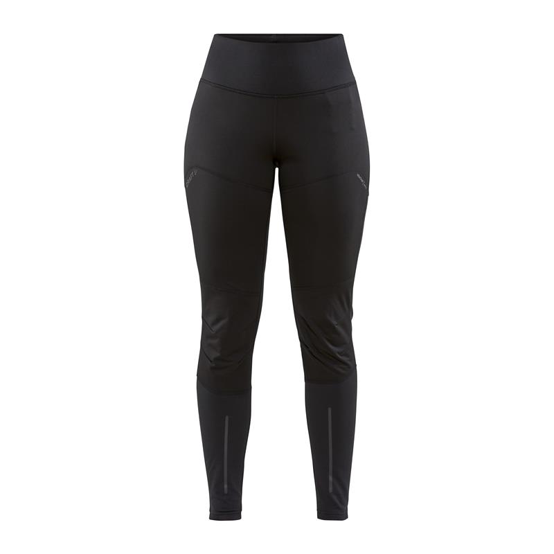 craft ženske dolge zimske protivetrne pajkice adv essence wind tights black