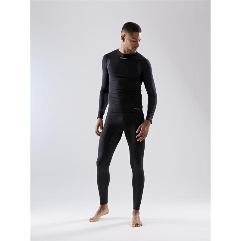 craft moška majica z dolgimi rokavi pro active extreme x black-aktivno perilo 