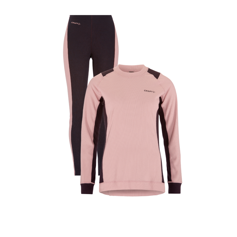 CRAFT ŽENSKI SET CORE DRY BASELAYER SET CHARM/DK PLUM - AKTIVNO PERILO