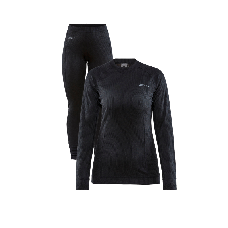 craft ženski set core dry baselayer black -aktivno perilo 