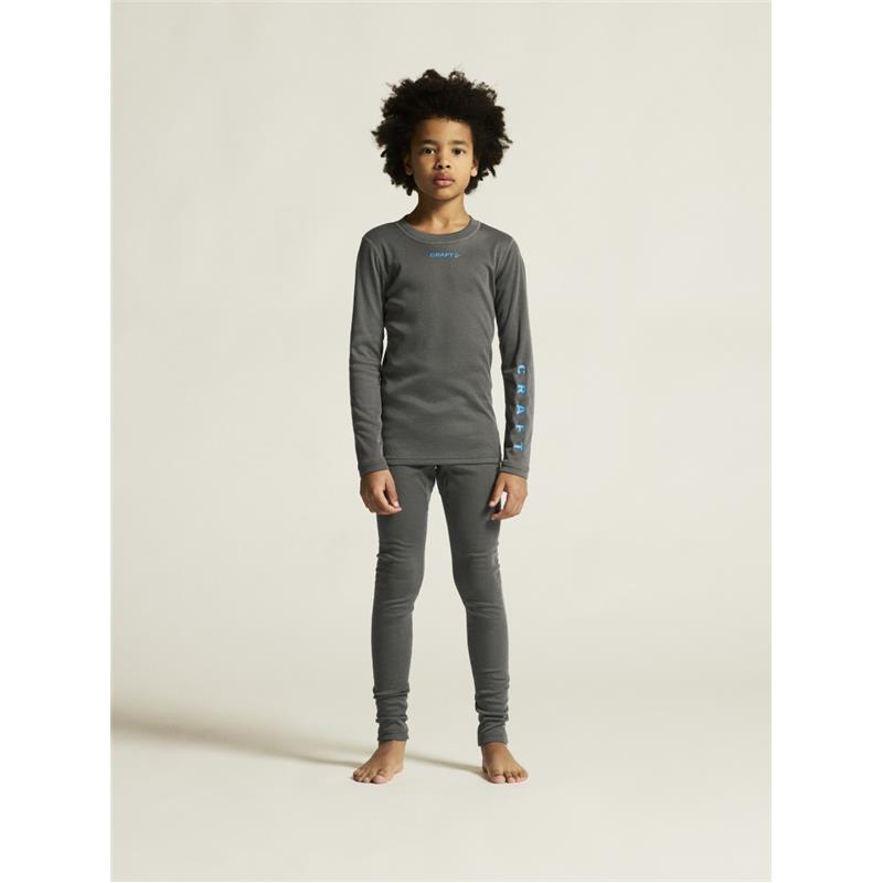 CRAFT OTROŠKI SET CORE WARM BASELAYER SET JR GRANITE-RAY - AKTIVNO PERILO