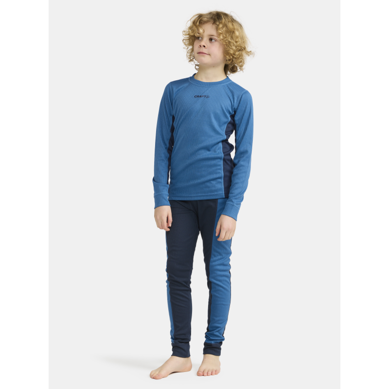 CRAFT OTROŠKI SET CORE DRY BASELAYER SET JR WHALE-BLAZE - AKTIVNO PERILO