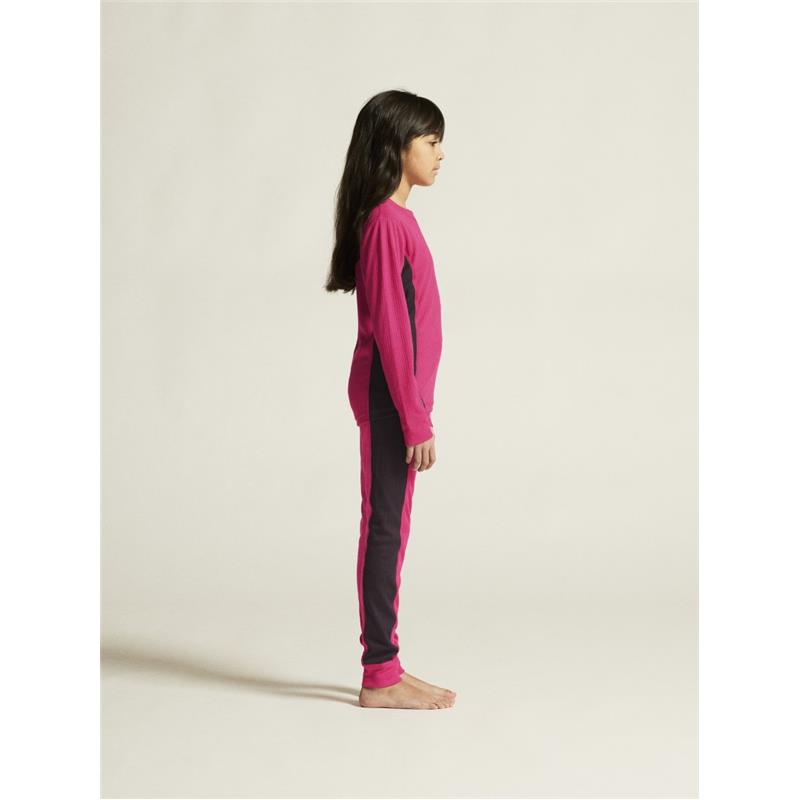 CRAFT OTROŠKI SET CORE DRY BASELAYER SET JR FAME-DK PLUM - AKTIVNO PERILO