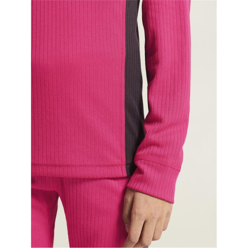 CRAFT OTROŠKI SET CORE DRY BASELAYER SET JR FAME-DK PLUM - AKTIVNO PERILO