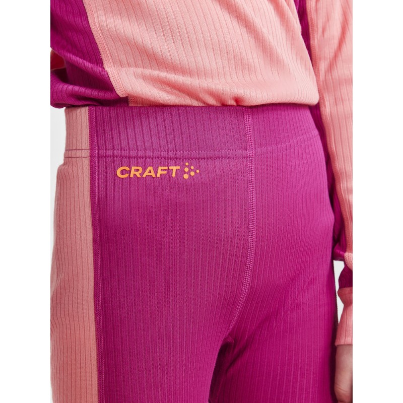 craft otroški set CORE DRY BASELAYER SET J CORAL-ROXO - aktivno perilo