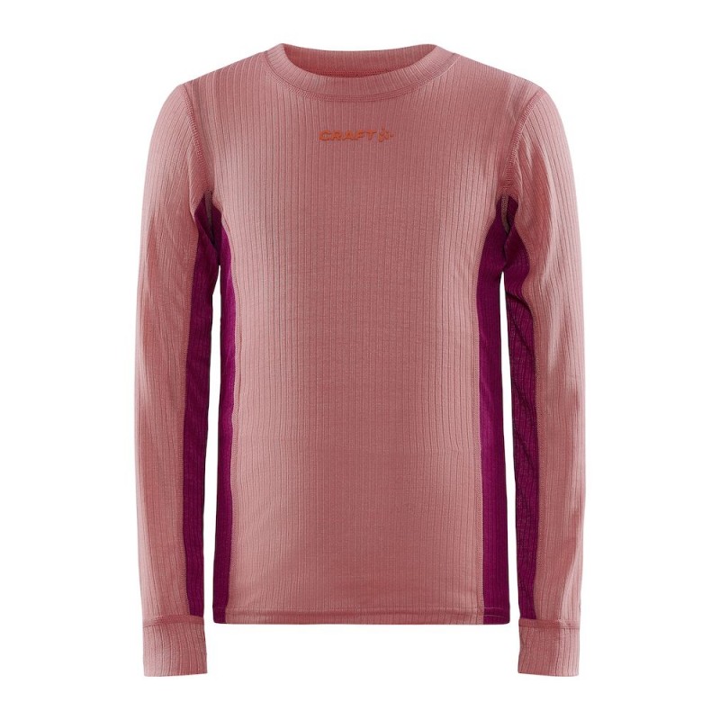 craft otroški set CORE DRY BASELAYER SET J CORAL-ROXO - aktivno perilo