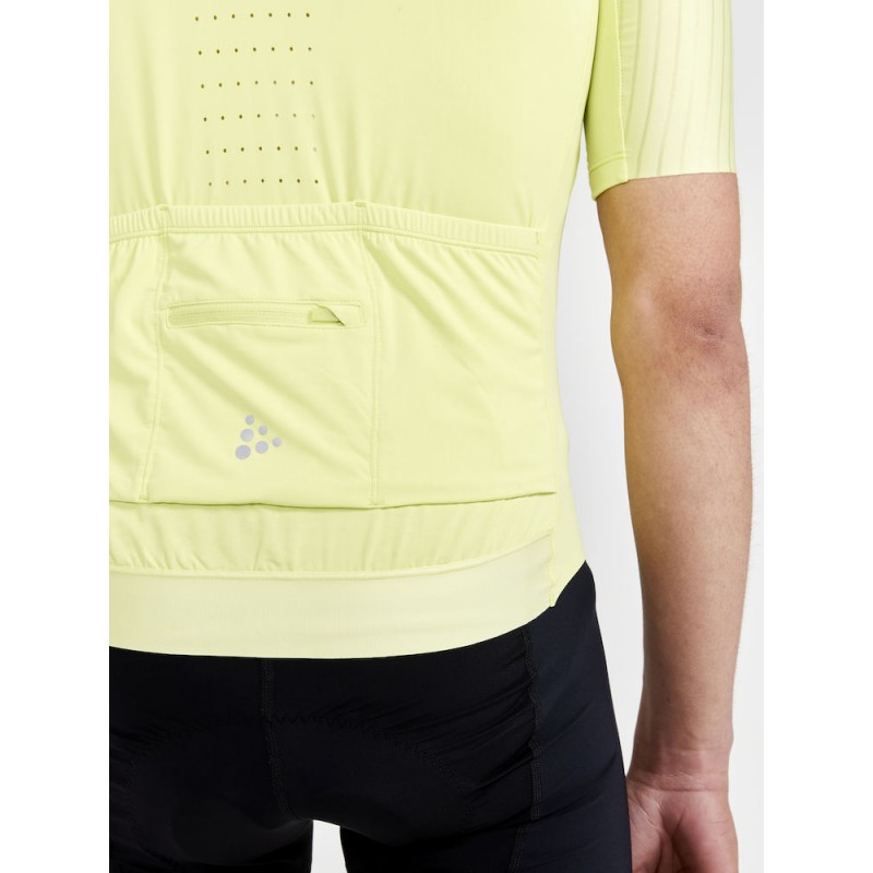 craft moška kolesarska majica pro aero  giallo
