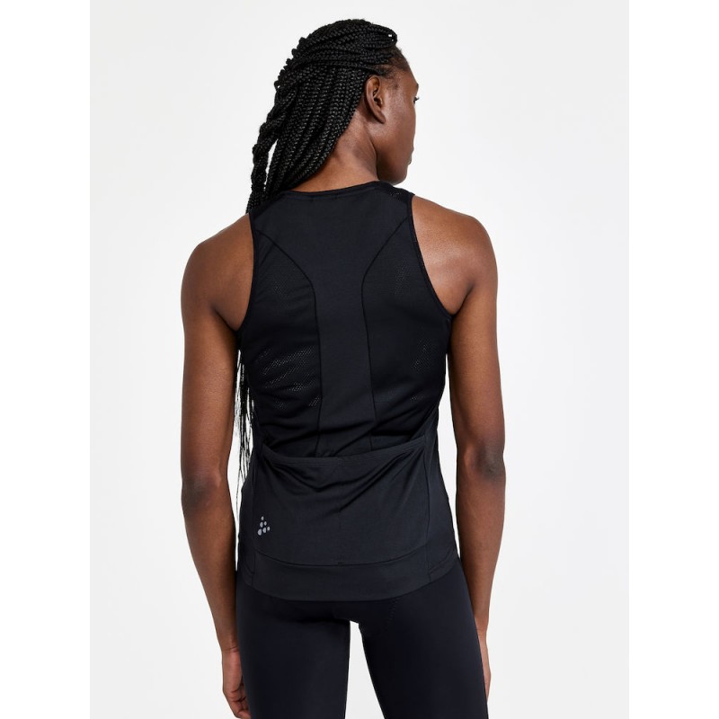 CRAFT ŽENSKA KOLESARSKA MAJICA BREZ ROKAVOV CORE ENDUR SINGLET BLACK
