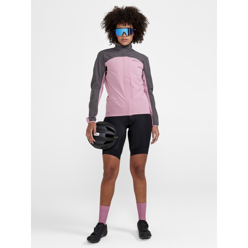 CRAFT ŽENSKA VODOODPORNA KOLESARSKA JAKNA/VETROVKA CORE ENDUR HYDRO JACKET GRANITE-DAWN