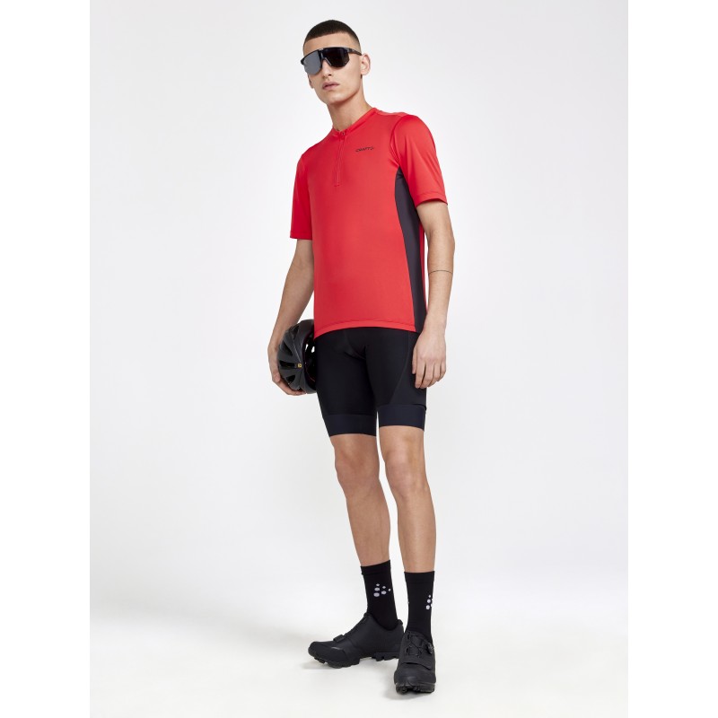 CRAFT MOŠKA KOLESARSKA MAJICA S KRATKIMI ROKAVI CORE OFFROAD SS JERSEY REDDSIH