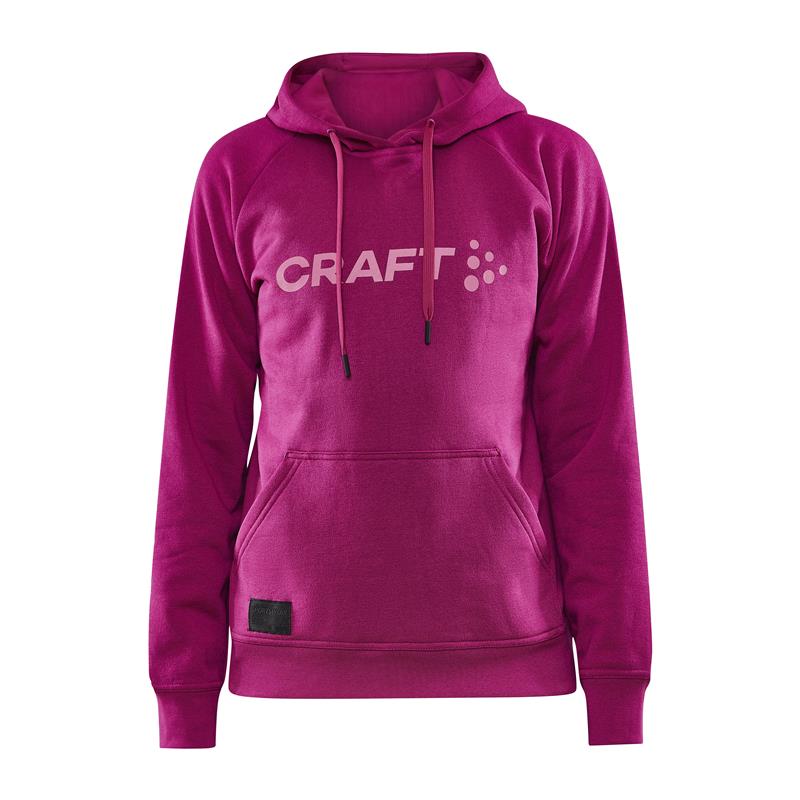 craft ženski pulover s kapuco core craft hood  roxo
