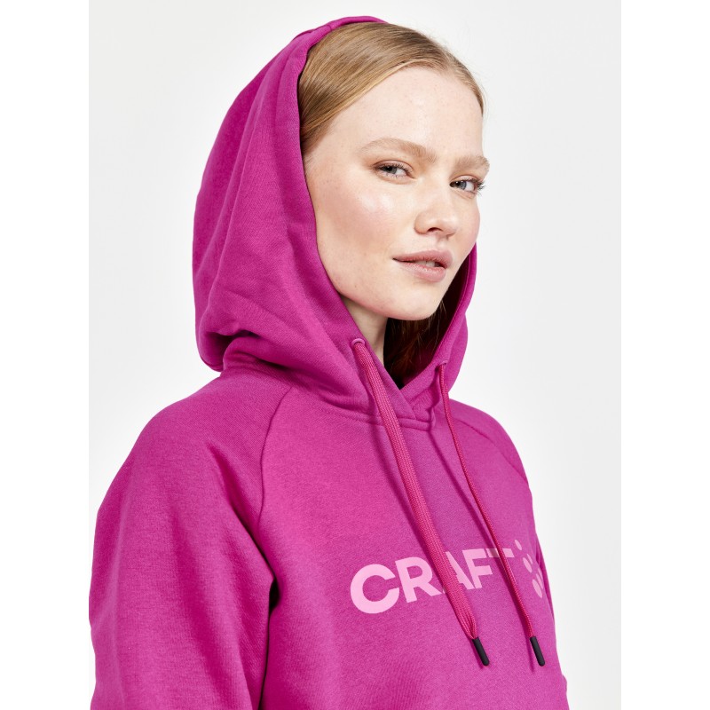 craft ženski pulover s kapuco core craft hood  roxo