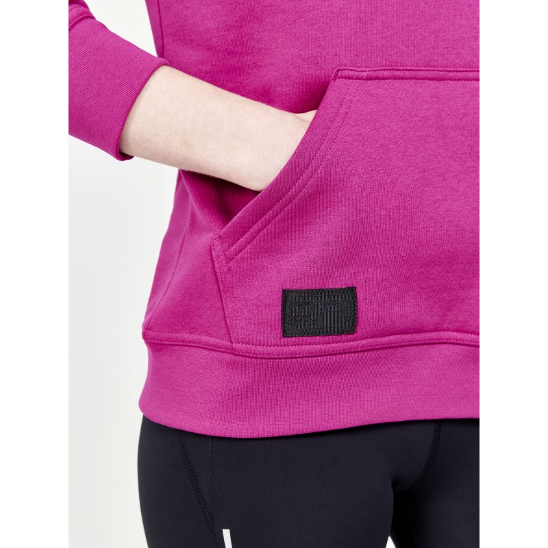 craft ženski pulover s kapuco core craft hood  roxo