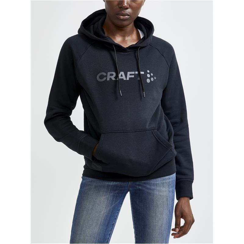 craft ženski pulover core hood black