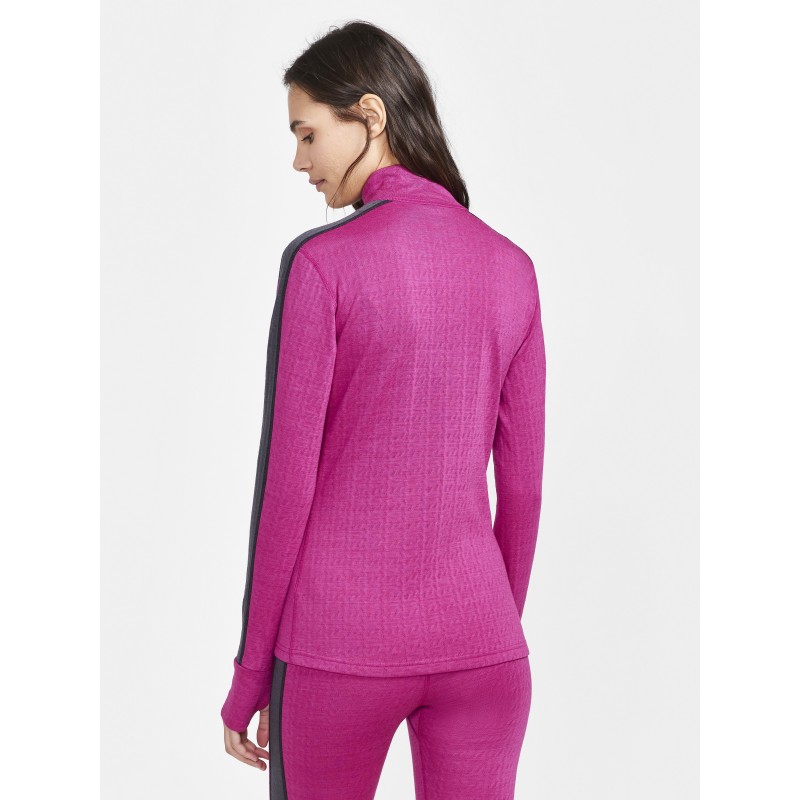 craft ženska merino majica z dolgimi rokavi ADV NORDIC WOOL ROXO - aktivno perilo