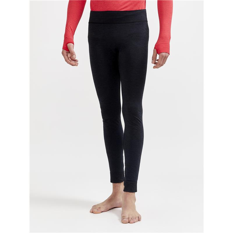 craft moške dolge hlače core dry active comfort black - aktivno perilo