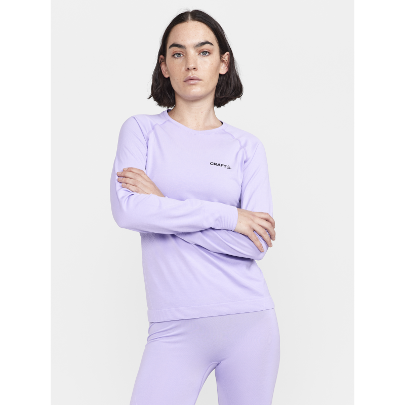 CRAFT ŽENSKA MAJICA Z DOLGIMI ROKAVI CORE DRY ACTIVE COMFORT LS LAVENDER - AKTIVNO PERILO