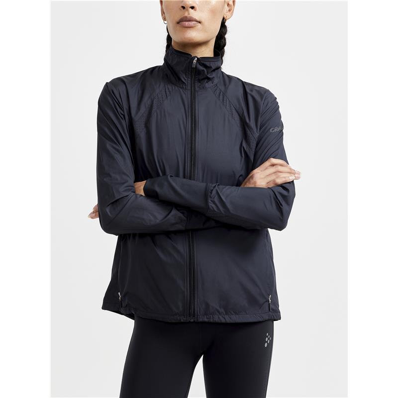 craft ženska jakna adv essence wind jacket black