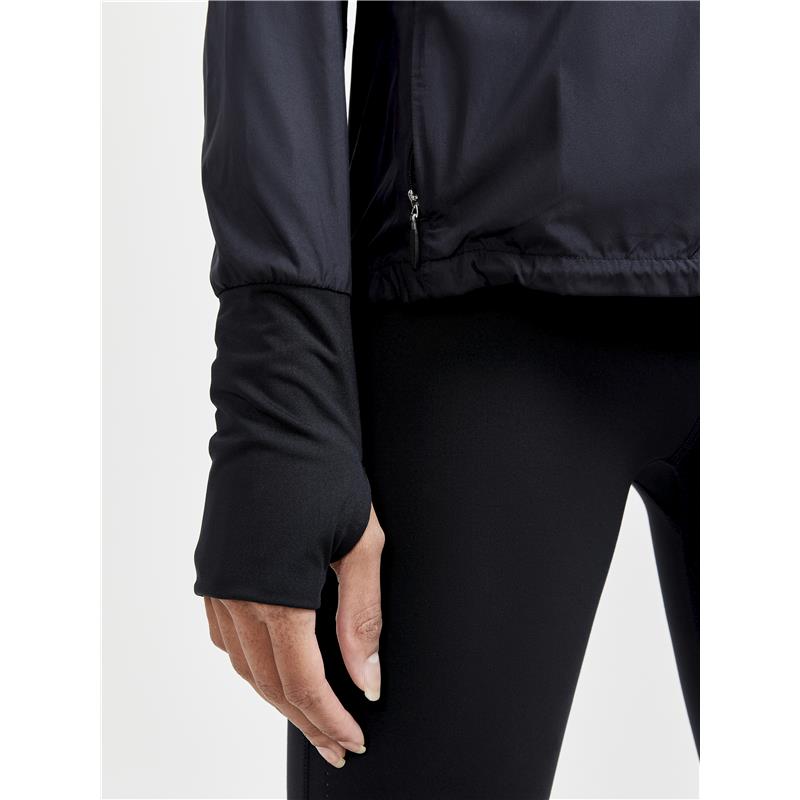 craft ženska jakna adv essence wind jacket black