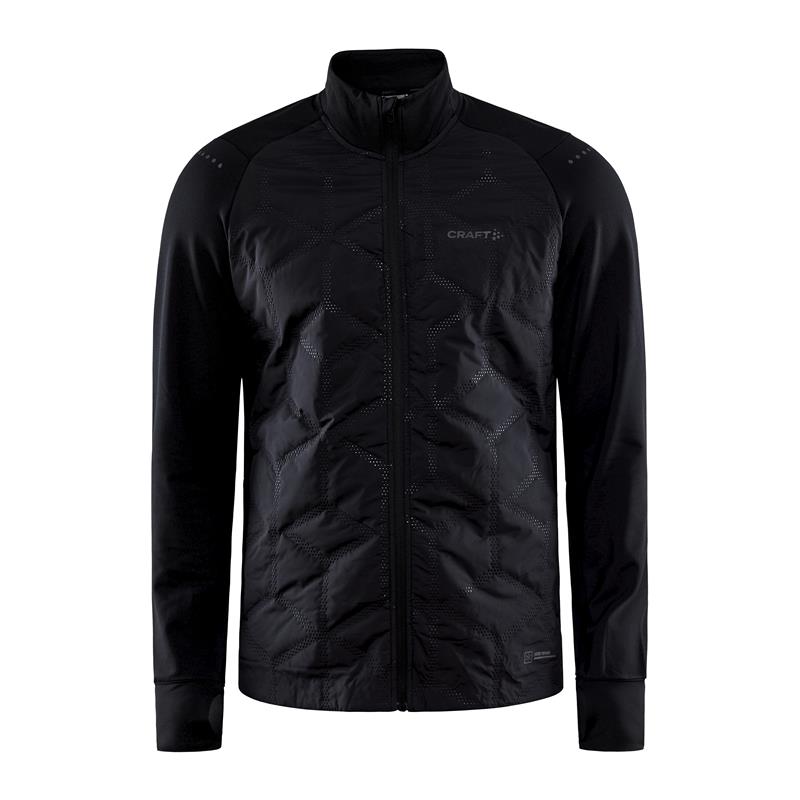craft moška jakna adv subz jacket black - zimski tek