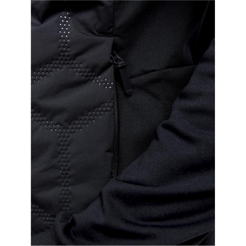 craft moška jakna adv subz jacket black - zimski tek