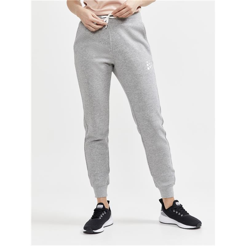 craft ženske hlače core sweatpants grey melange