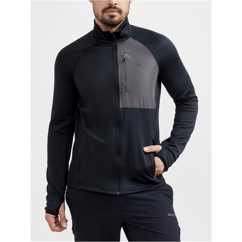 craft moška jopica adv tech fleece thermal black