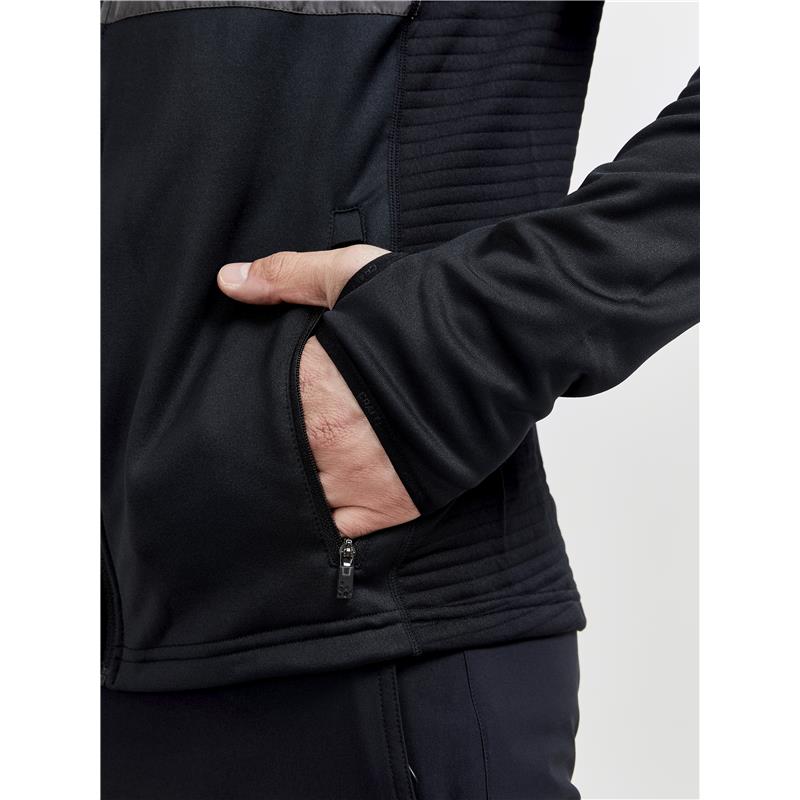 craft moška jopica adv tech fleece thermal black