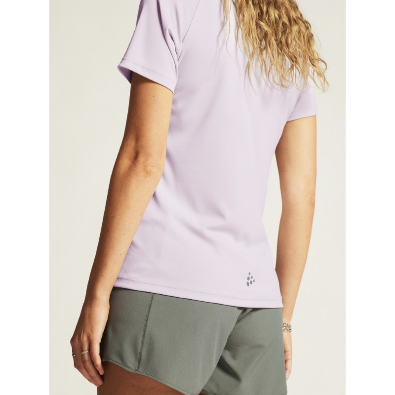 CRAFT ŽENSKA MAJICA S KRATKIMI ROKAVI CORE ESSENCE LOGO TEE ASTER 