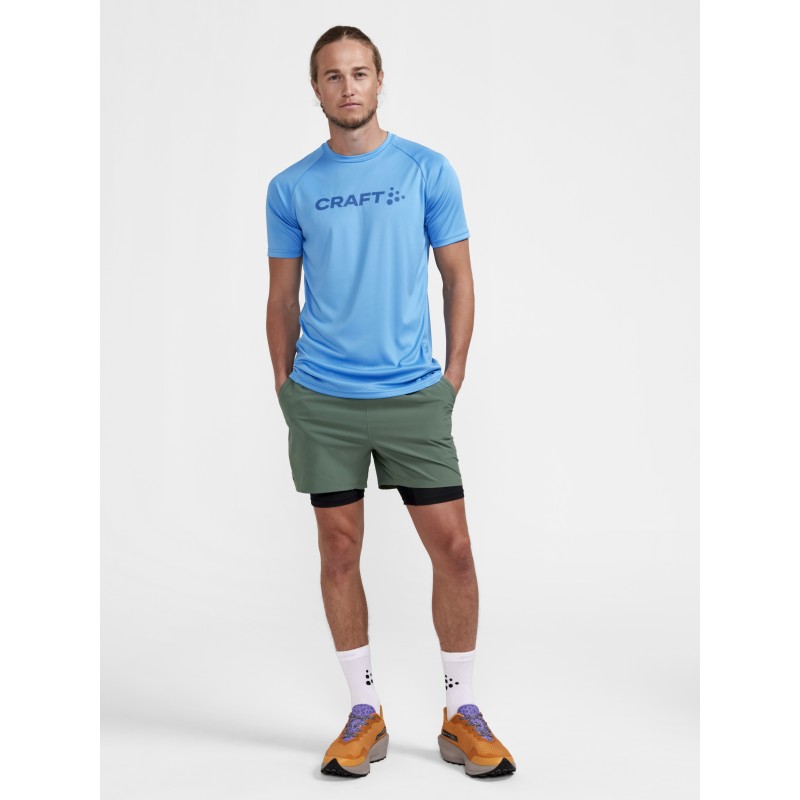 CRAFT MOŠKA MAJICA S KRATKIMI ROKAVI CORE ESSENCE LOGO TEE ZENITH