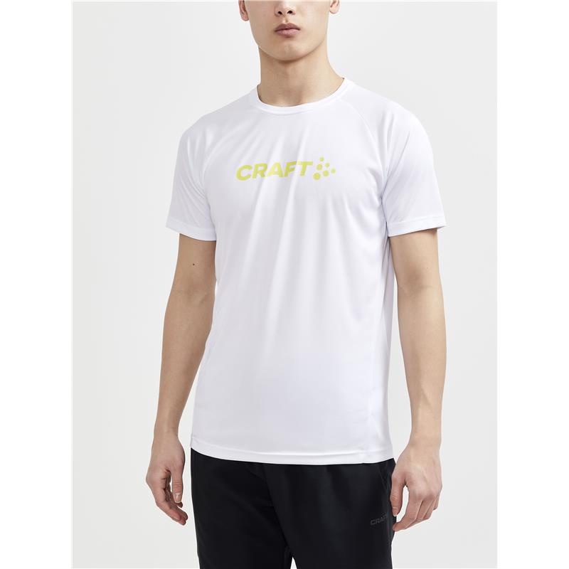 craft moška majica s kratkimi rokavi core unify logo white