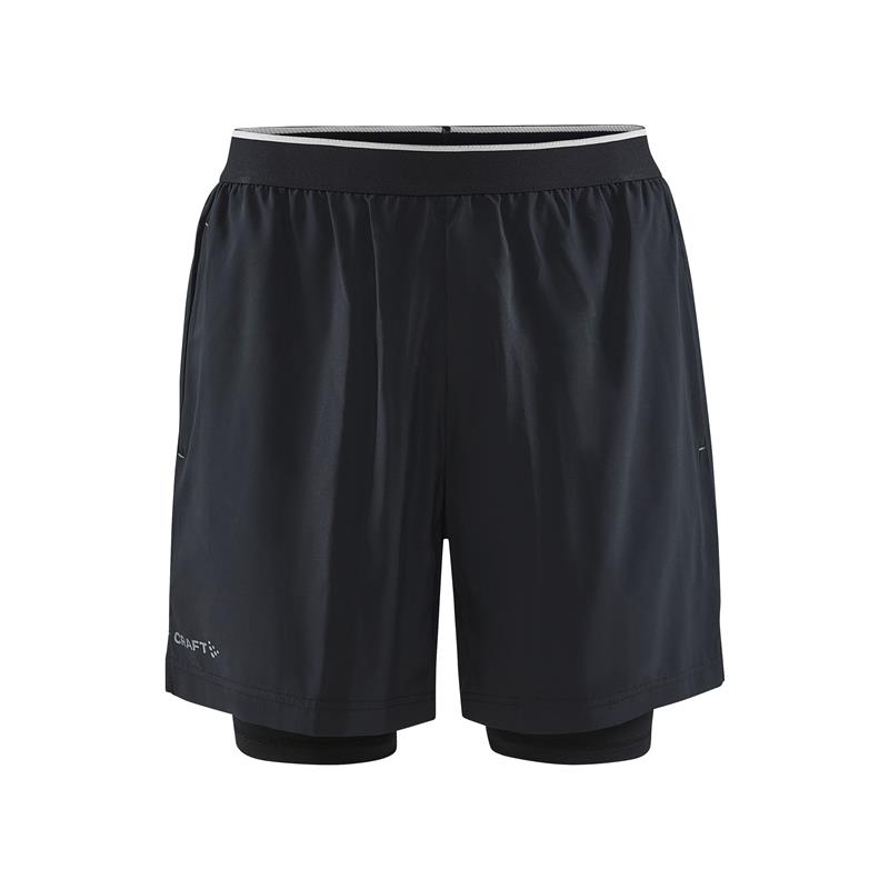 craft moške kratke hlače adv charge 2in1 strech black