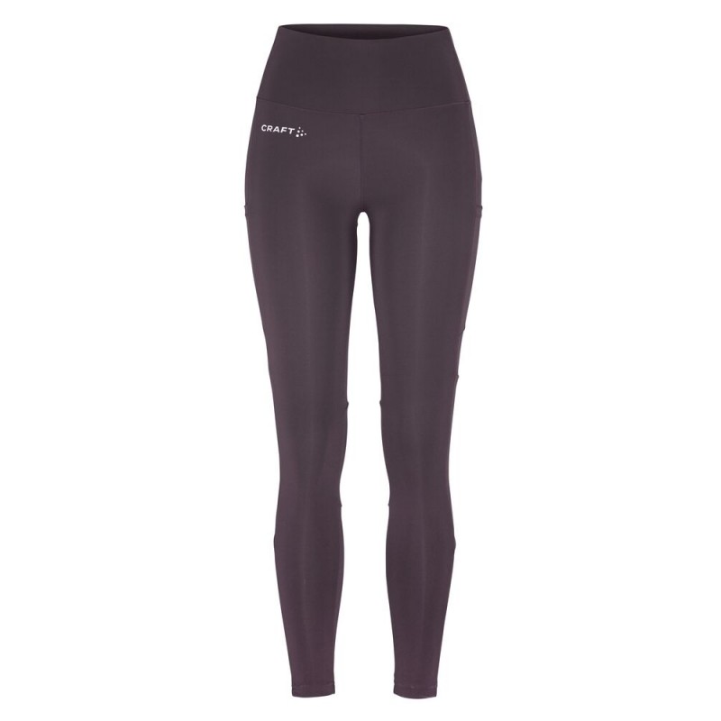 CRAFT ŽENSKE DOLGE PAJKICE ADV ESSENCE TIGHTS 2 TEMNO VIJOLIČNA DK PLUM