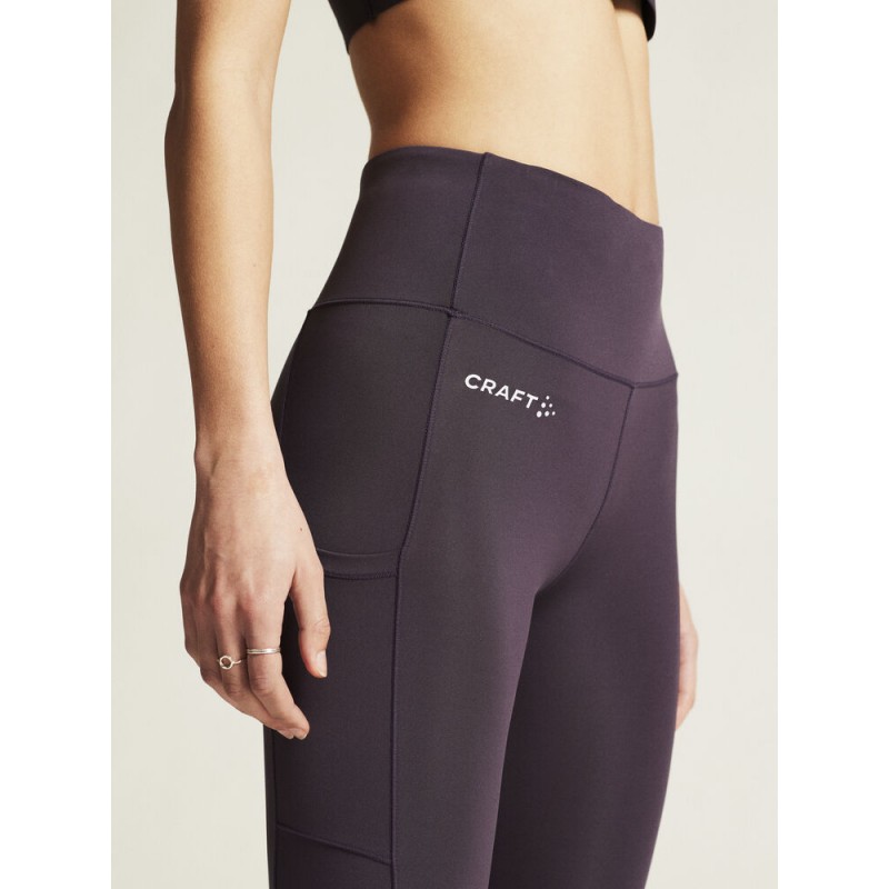 CRAFT ŽENSKE DOLGE PAJKICE ADV ESSENCE TIGHTS 2 TEMNO VIJOLIČNA DK PLUM