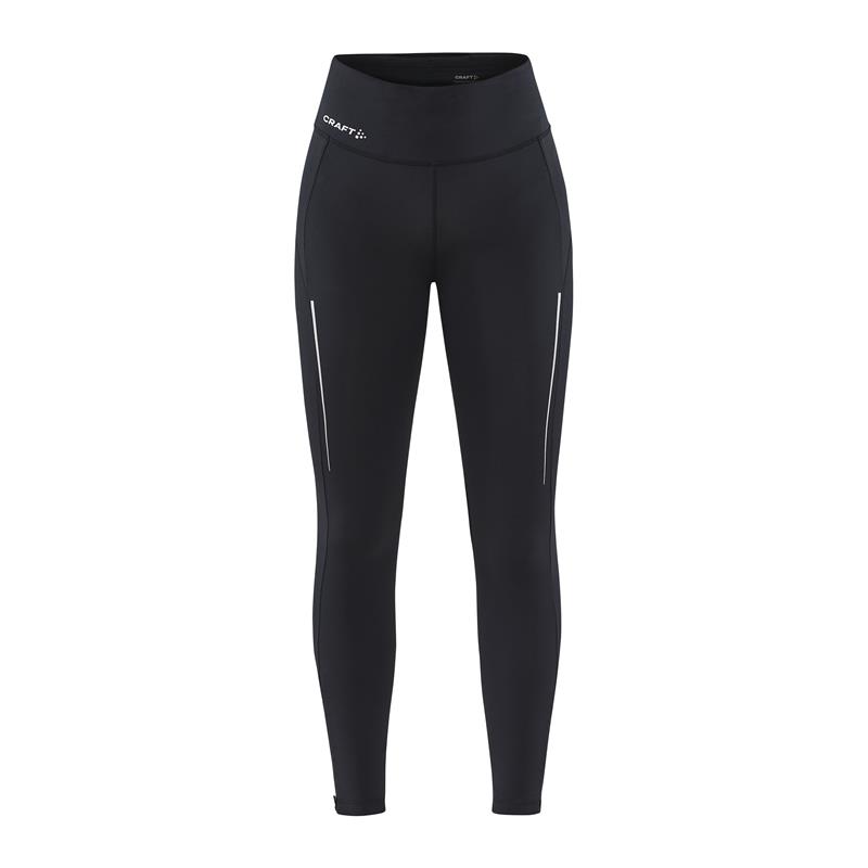 craft ženske dolge pajkice z zadrgo adv essence run tights black