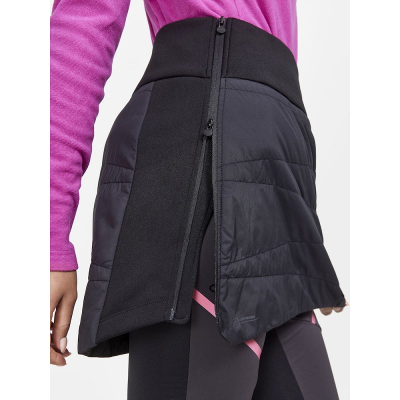 Craft žensko krilo CORE NORDIC TRAINING INSULATE SKIRT BLACK  - tek na smučeh