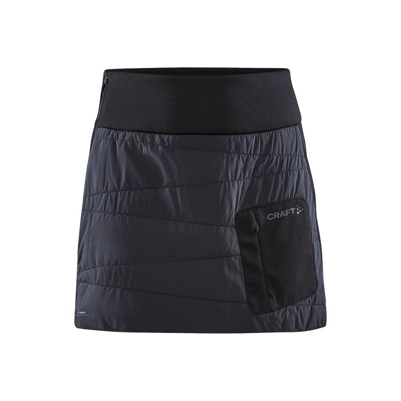 Craft žensko krilo CORE NORDIC TRAINING INSULATE SKIRT BLACK  - tek na smučeh