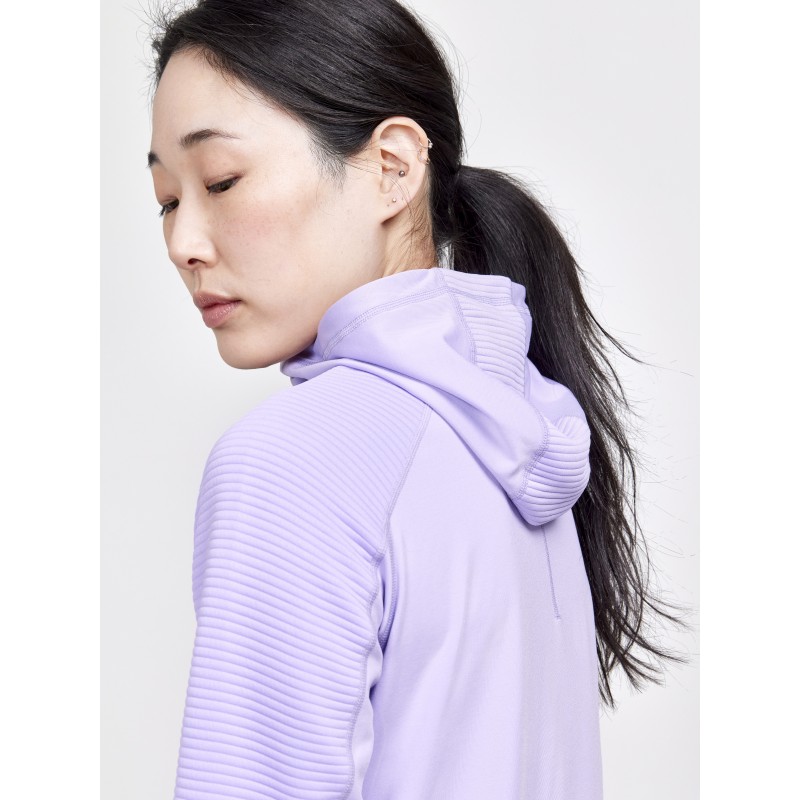 CRAFT ŽENSKA TEHNIČNA JOPICA ADV HIT ZIP HOODIE LAVENDER