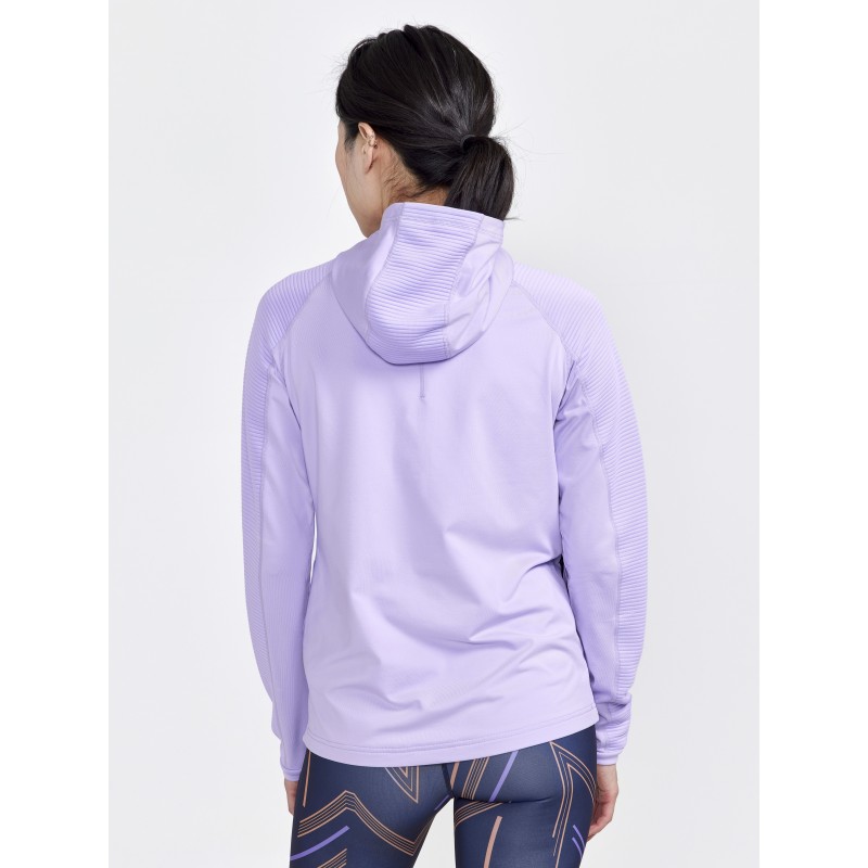 CRAFT ŽENSKA TEHNIČNA JOPICA ADV HIT ZIP HOODIE LAVENDER