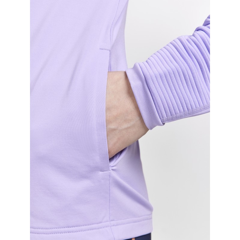 CRAFT ŽENSKA TEHNIČNA JOPICA ADV HIT ZIP HOODIE LAVENDER