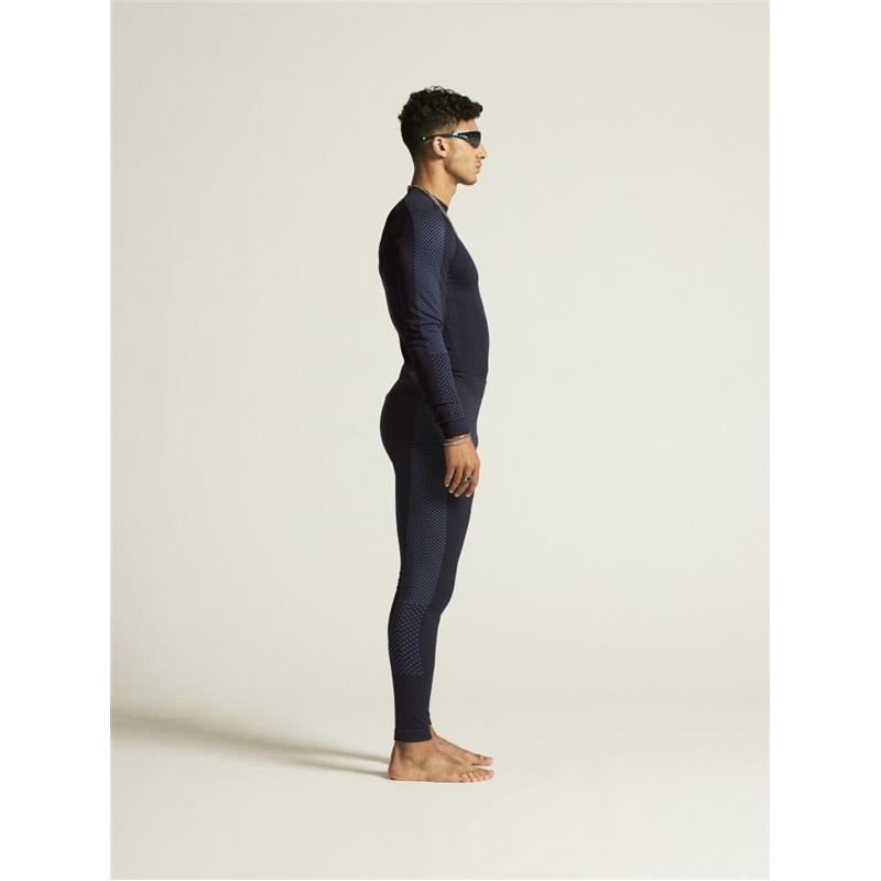 CRAFT MOŠKA MAJICA Z DOLGIMI ROKAVI ADV WARM INTENSITY LS TEMNO MODRA BLAZE-ROYAL - AKTIVNO PERILO