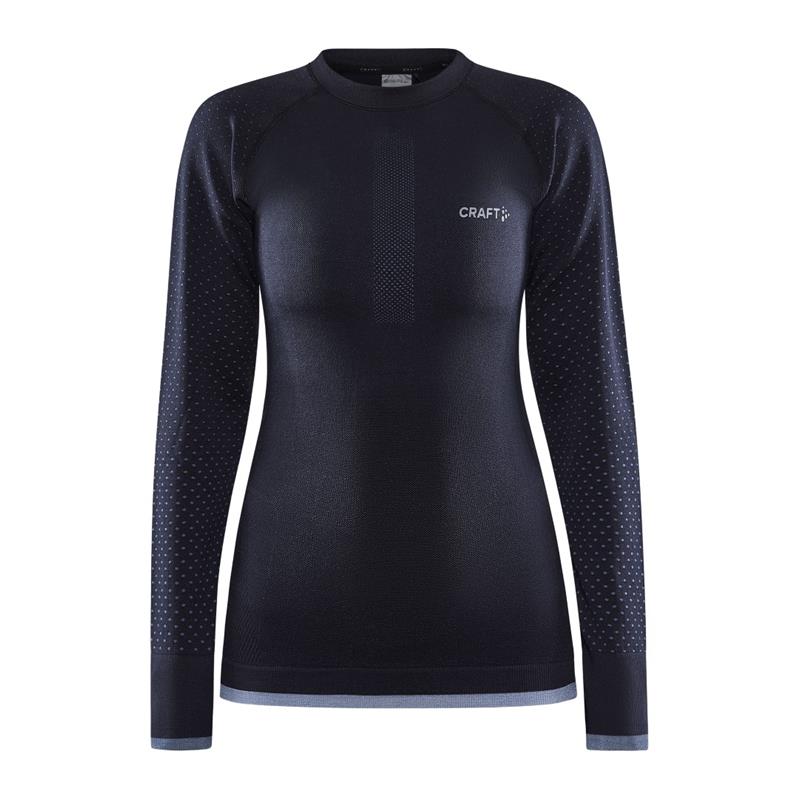 craft ženska majica z dolgimi rokavi ADV WARM INTENSITY BLACK - aktivno perilo